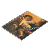 Angel detail, Patron Saints of Modena van Guercino Notitieboek (Linkerzijde)