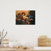 Angel detail, Patron Saints of Modena van Guercino Poster (Keuken)