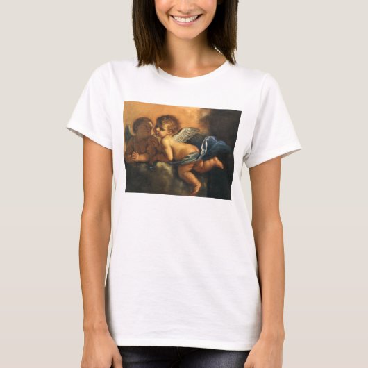 Angel detail, Patron Saints of Modena van Guercino T-shirt (Voorkant)