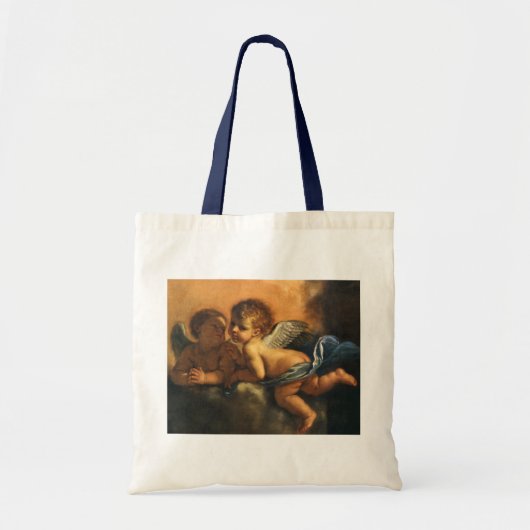 Angel detail, Patron Saints of Modena van Guercino Tote Bag (Voorkant)