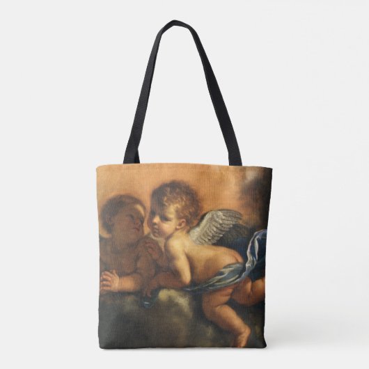 Angel detail, Patron Saints of Modena van Guercino Tote Bag (Achterkant)