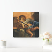 Angel detail, Patron Saints of Modena van Guercino Vierkante Klok (Huis)