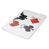 ANGEL DEVIL KAART SUITS BADMAT (Gekanteld)