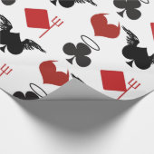 ANGEL DEVIL KAART SUITS CADEAUPAPIER (Hoek)
