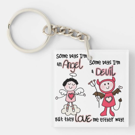 Angel Devil Sleutelhanger (Voorkant)