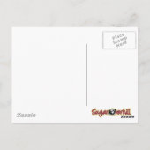 Angel Dice met hart Briefkaart (Achterkant)