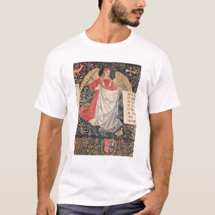 Angel die de mantel vasthoudt t-shirt