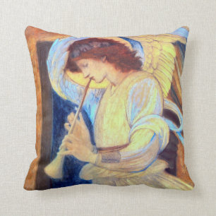 Angel die een flageolet afspeelt kussen