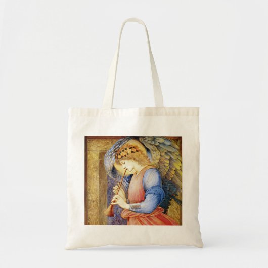 Angel die een Flageolet Burne-Jones Canvas tas spe (Voorkant)