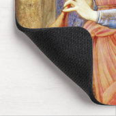 Angel die een Flageolet Burne-Jones Mousepad speel Muismat (Hoek)