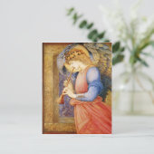 Angel die een Flageolet speelt - Edward Burne-Jone Briefkaart (Staand voorkant)