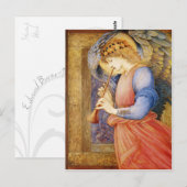 Angel die een Flageolet speelt - Edward Burne-Jone Briefkaart (Voorkant / Achterkant)
