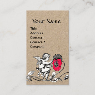 ANGEL DIE EEN PINKSTROOM, MONOGRAM Kraft Paper BEK Visitekaartje