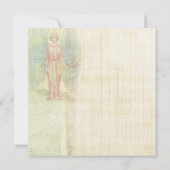 Angel die een Violin Baptismal speelt Kaart (Achterkant)