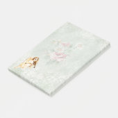 Angel die een Violin speelt op  achtergrond Post-it® Notes (Schuin)