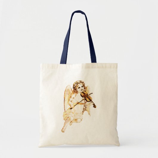 Angel die een Violin speelt Tote Bag (Voorkant)