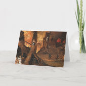 Angel die een ziel in de hel leidt door Hieronymus Kaart (Voorkant)