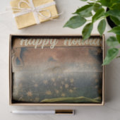 Angel die gitaar Greetings kerstavond speelt Tissuepapier (Geschenk)