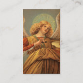 Angel die het geweld speelt door Melozzo da Forlì Visitekaartje (Achterkant)
