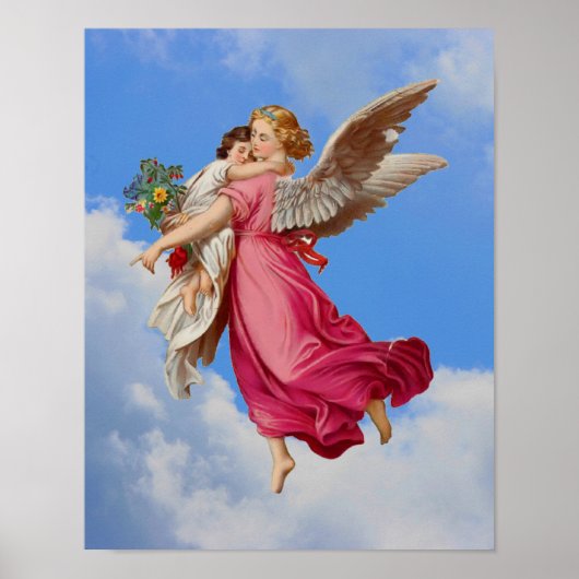 Angel die Inspirerend Poster draagt (Voorkant)
