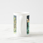 Angel die kerstboom decorteert porselein kop (Achterkant)