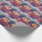 Angel die mandolin inpakpapier speelt (Hoek)