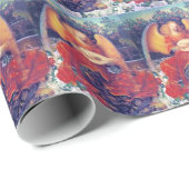 Angel die mandolin inpakpapier speelt (Rol Hoek)