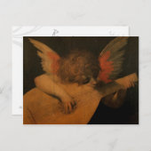 Angel die Muziek afspeelt Briefkaart (Voorkant / Achterkant)