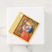 Angel die muziek speelt kunst bedankjes labels (In situ)