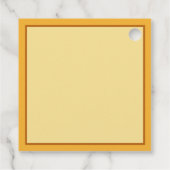 Angel die muziek speelt kunst bedankjes labels (Achterkant)