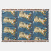 Angel die muziek speelt op een harde schroefdraad deken (Voorkant)