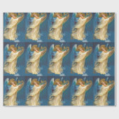 Angel die muziek speelt op een Harp Cadeaupapier (Vlak)