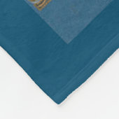 Angel die muziek speelt op een Harp Fleece Deken (Hoek)