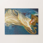 Angel die muziek speelt op een Harp Legpuzzel (Horizontaal)