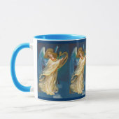 Angel die muziek speelt op een Harp Mok (Links)