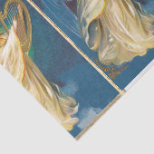 Angel die muziek speelt op een Harp Tissuepapier (Detail)
