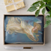 Angel die muziek speelt op een Harp Tissuepapier (Geschenk)