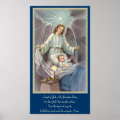 Angel die over een kind kijkt poster (Voorkant)