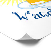 Angel die over me kijkt brandweerman poster (Hoek)