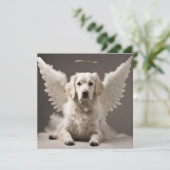 Angel Dog Kaart (Staand voorkant)
