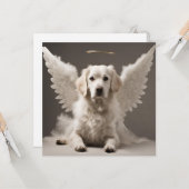 Angel Dog Kaart (Voorkant / Achterkant in situ)