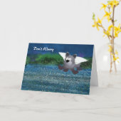 Angel Dog Universal Support Kaart (Gele Bloem)