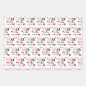Angel Dog Wrapping Paper Flat Sheet Set 3 (Voorkant 3)