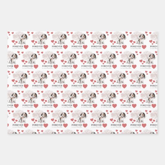 Angel Dog Wrapping Paper Flat Sheet Set 3 (Voorkant 3)