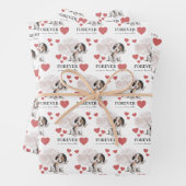 Angel Dog Wrapping Paper Flat Sheet Set 3 (In situ)