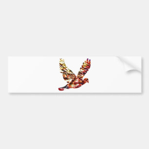 Angel Dove - Mousserende Rode Ksmische Energie Bumpersticker