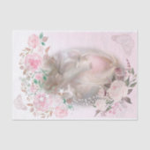 Angel Doves Vlinders Rozen Boheemse Decoupage Tissuepapier (Voorkant)