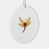 Angel Dragonfly Keramisch Ornament (Rechts)