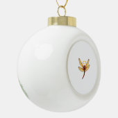Angel Dragonfly Keramische Bal Ornament (Links)