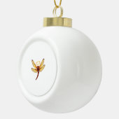 Angel Dragonfly Keramische Bal Ornament (Rechts)